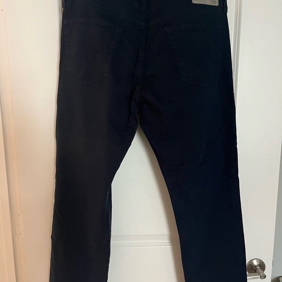 AG Adriano Goldschmied The Everett Slim Straight Pants Mens 36 x 32 Navy Blue - Picture 6 of 7